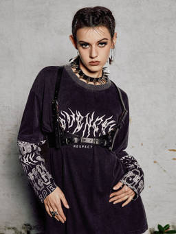 Cider - Layered Buckle Harness Belt