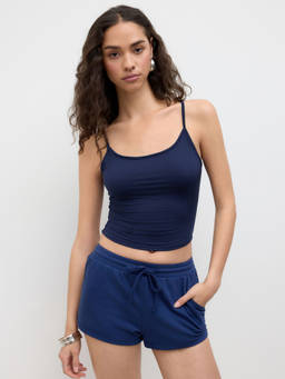 Cider - Second Skin Double Layered U-neckline Cami Top