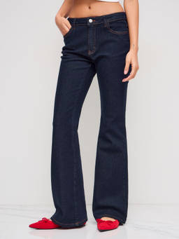 Cider - High Stretch Denim Low Rise Flared Jeans