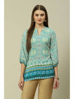 Rangriti - Women Multi Polyester A-Line Printed Kurti