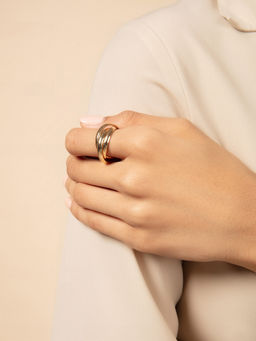 Twenty Dresses by Nykaa Fashion - Braided With Style Ring