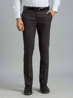 Reid & Taylor - Men Black Polyviscose Formal Trouser