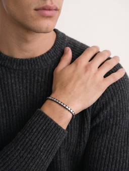 Palmonas - Refined Black Chain Link Men's Bracelet