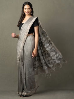 Fabindia - Silk Matka Jamdani Sari