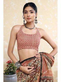 Sutra Art of Clothing - Kriti Block Print Stitched Blouse