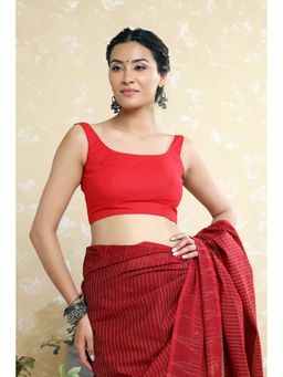 Sutra Art of Clothing - Basic Laal Syahi Stitched Blouse