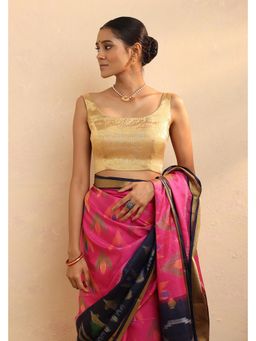 Sutra Art of Clothing - Gold Tissue Stitched Blouse