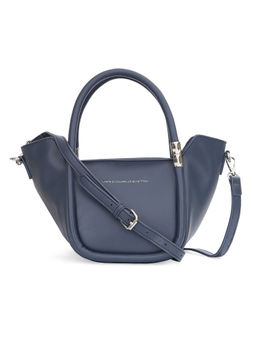 United Colors of Benetton - Women Diane Navy Blue Mini Handbag with Detachable Sling Strap