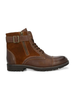 HARRYKSON LONDON - Men High Ankle Leather Boots Casual Boots - Tan