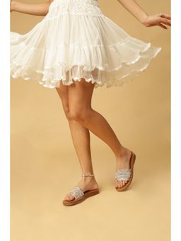 Marc Loire - Women Nude Embellished Sandals