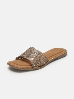 Marc Loire - Women Copper Embellished Flats