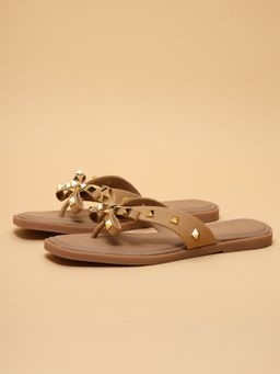 ERIDANI - Mae Beige Casual Flats