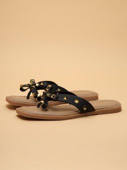 ERIDANI - Mae Black Casual Flats