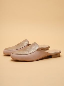 ERIDANI - Paloma Beige Classic Mules Heels