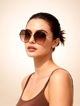 IDEE - IDS2814C1SG - UV Protected Gradient Mirror Sunglasses for Women (60)