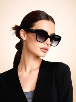 IDEE - Grey Square 100% Uv Protected Sunglasses For Women Size 54