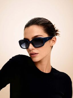 IDEE - Grey Rectangle 100% Uv Protected Sunglasses For Women Size 57