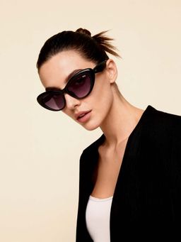 IDEE - Grey Cat 100% Uv Protected Sunglasses For Women Size 54