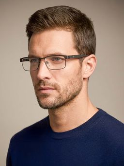 Police - Square VPL237K52SLSFR Brown Medium Eyeglass Frames