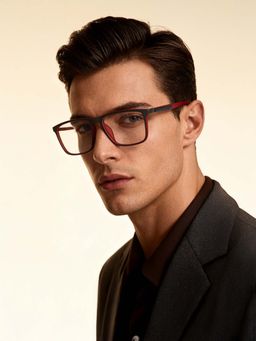 Police - Eyewear For Men With Black Polycarbonate Frame (Size 56)