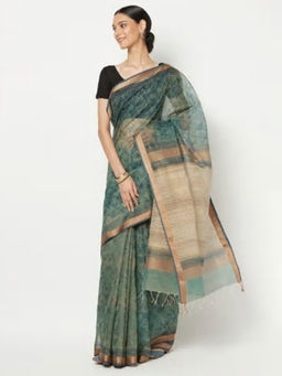 Fabindia - Cotton Silk Printed Sari