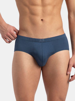 Jockey - 8035 Men Super Combed Cotton Solid Brief - Dark Denim