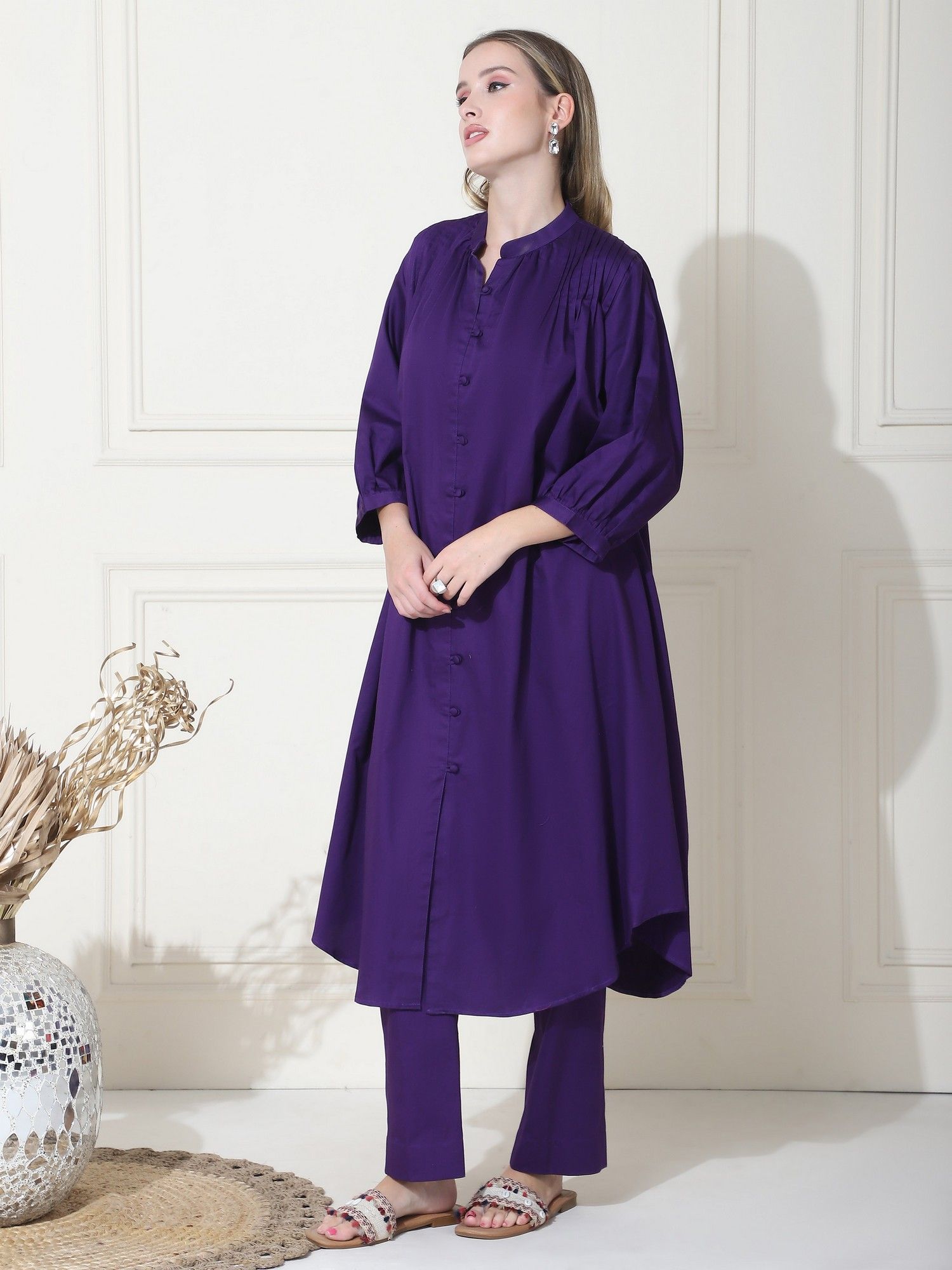 Serah, Cotton Pakistani Kurta with Pant