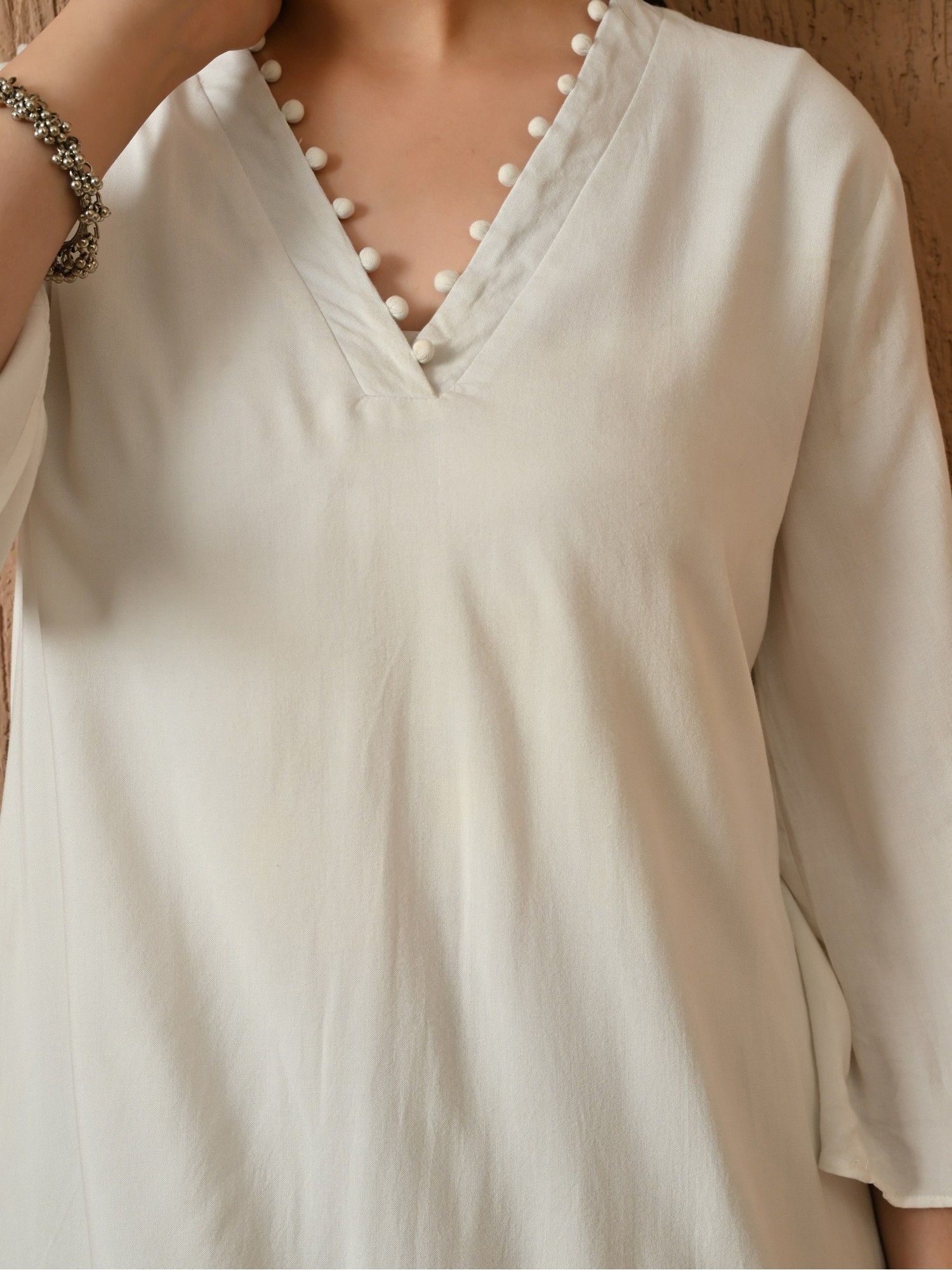 Rubisha Embroidered Rayon Kurta with Pant