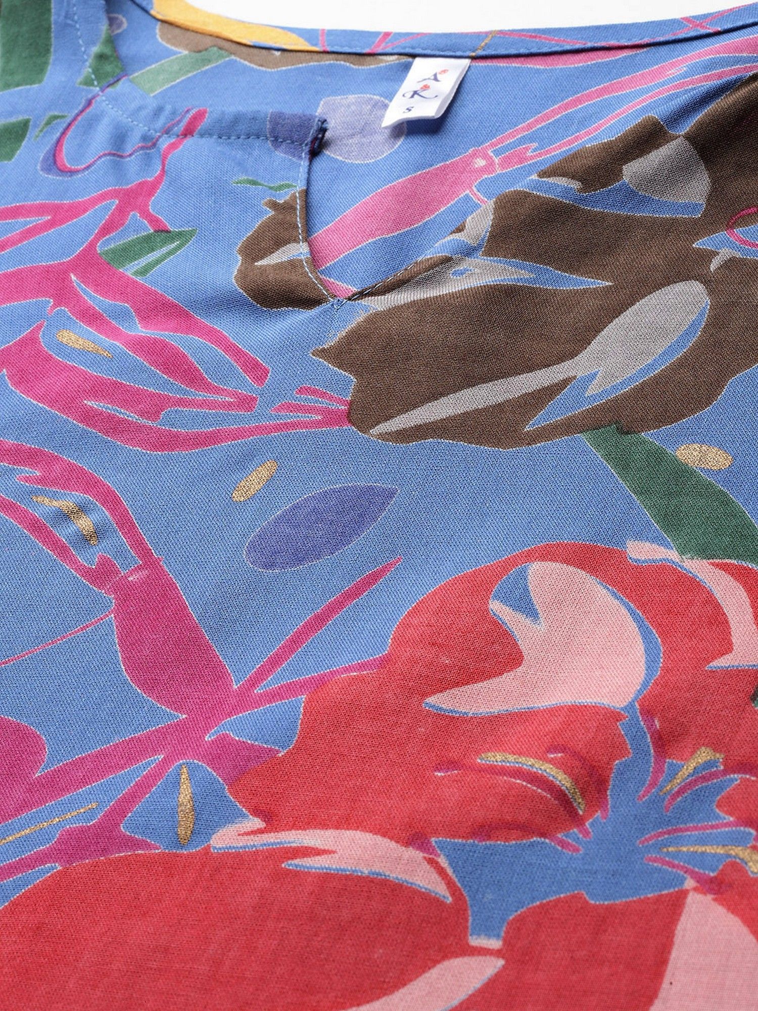 Blue Blue Floral Printed Co-Ord Set