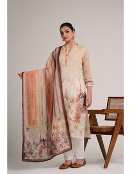 Ekana Label - Titli Linen Kurta with Pant and Dupatta