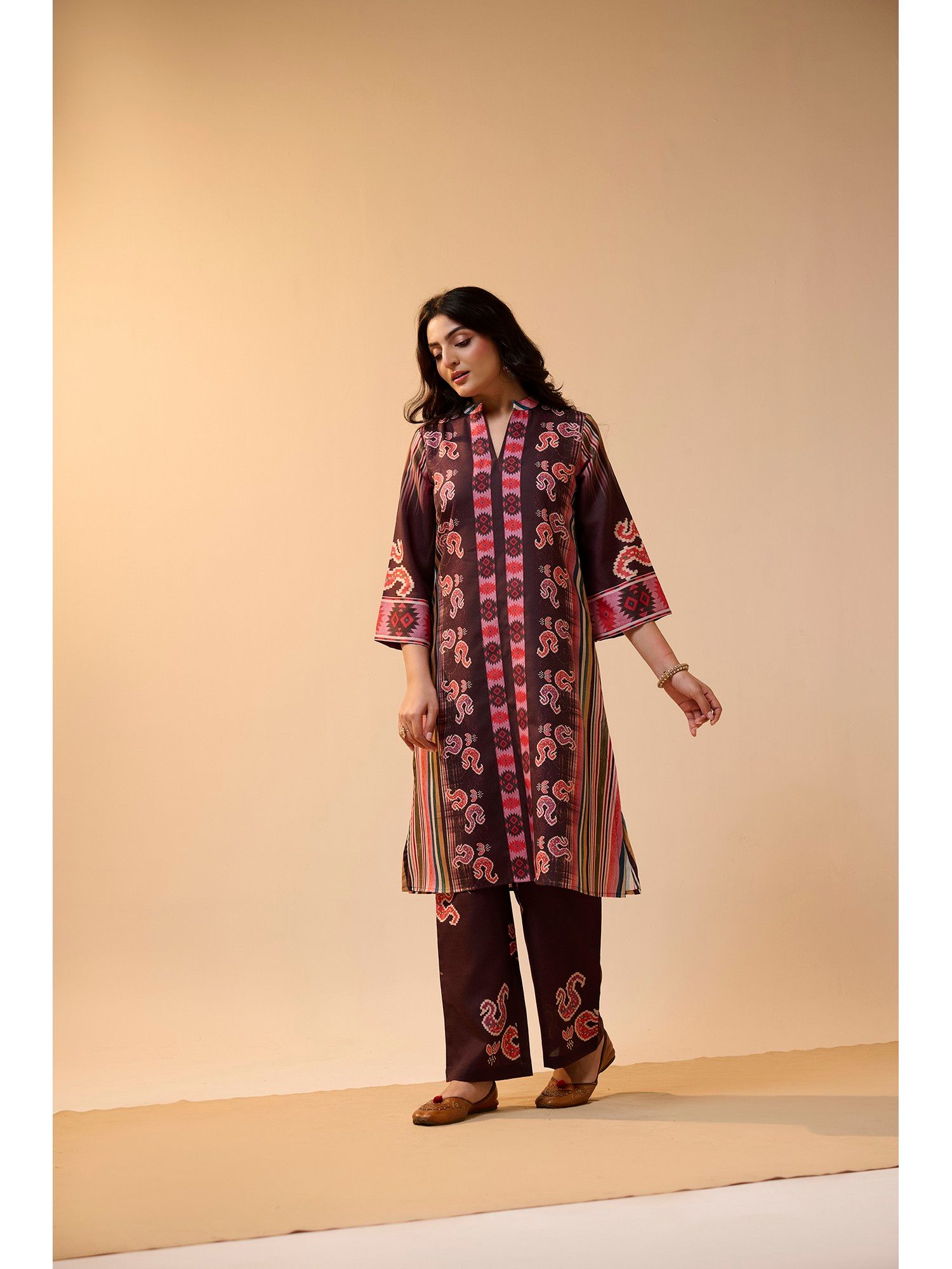 Rangoli Patola Kurta with Pant
