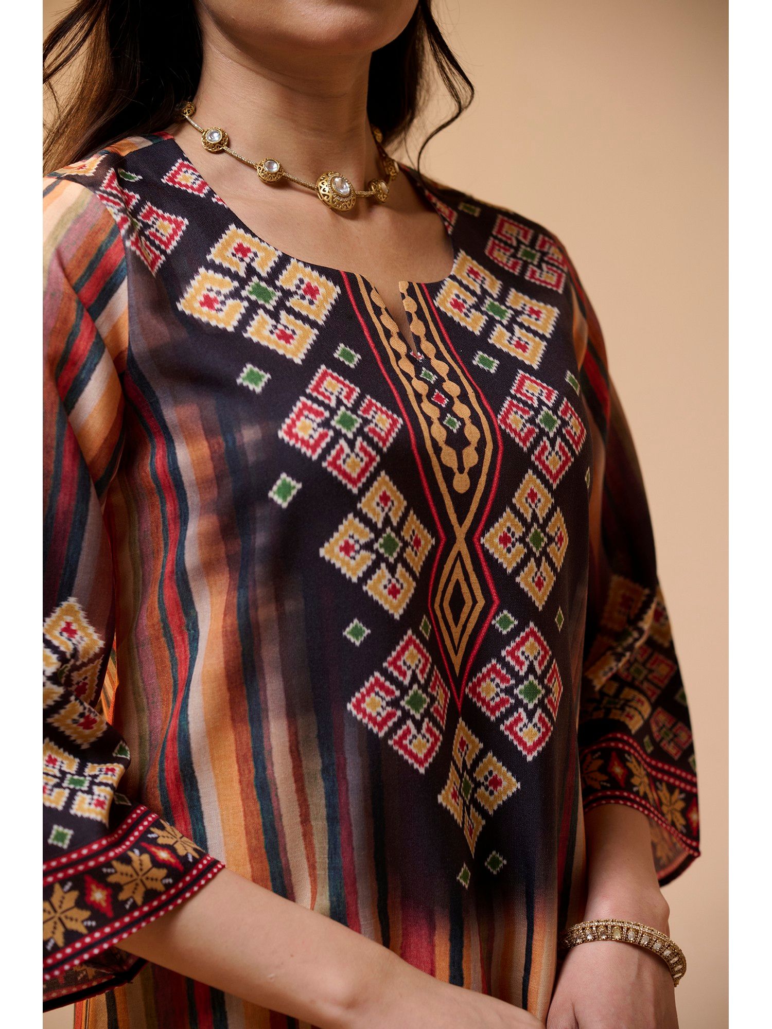 Jhilmil Patola Kurta with Pant