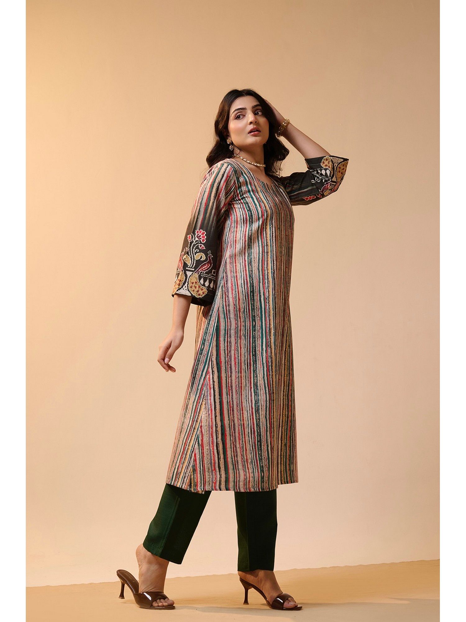 Saheli Stripes Kurta with Pant