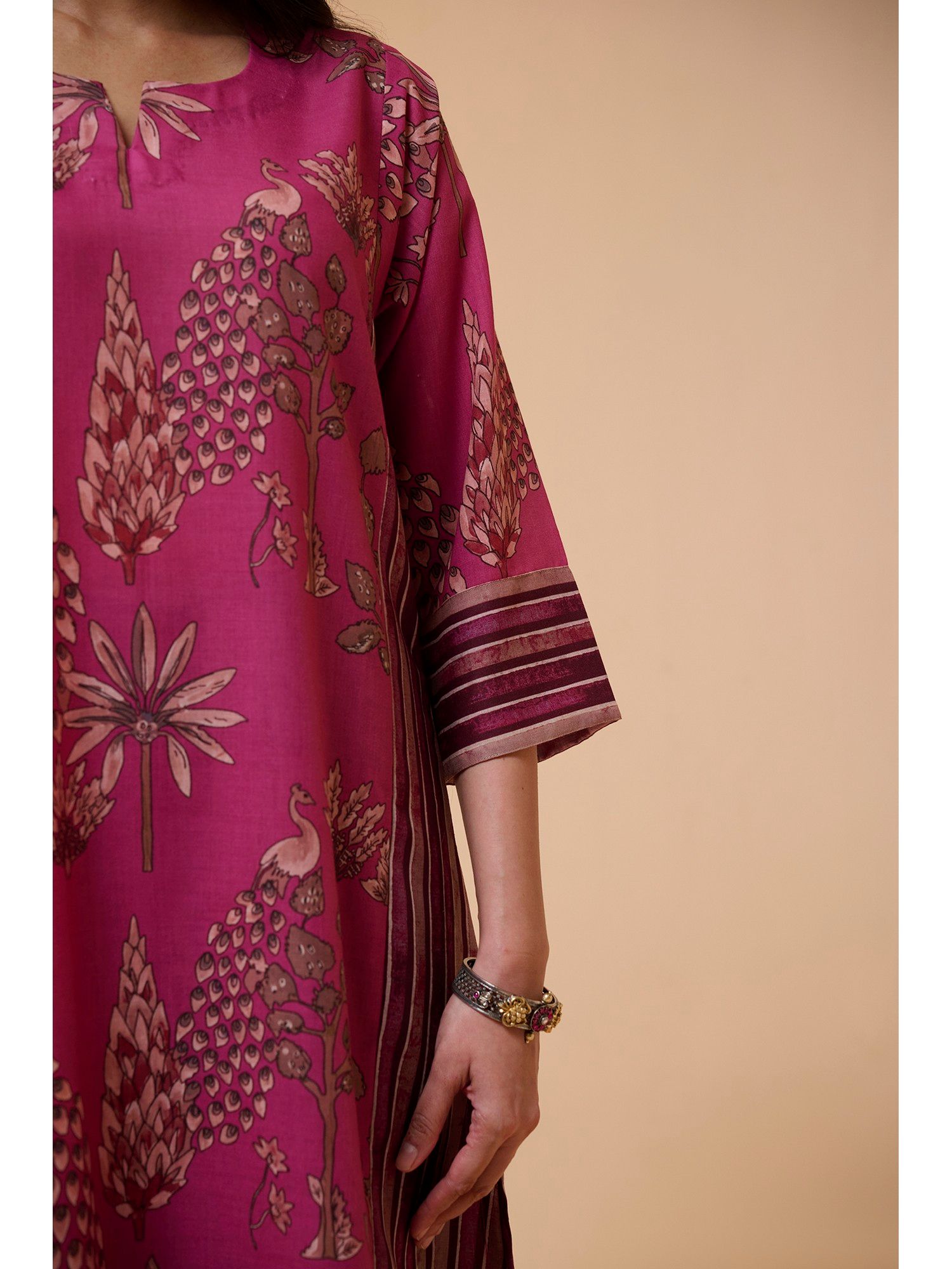 Rosy Rush Kurta with Pant