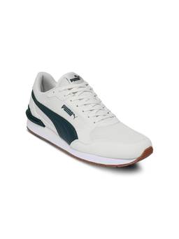 Puma - Unisex White ST Runner v4 Mesh Sneakers