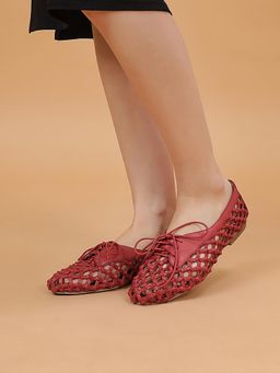 Tao Paris - Women Red Larry Ballerina