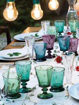 La Rochere - Abeille Green Tumbler Glass - 260ml (Pack of 6)