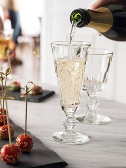 La Rochere - Perigord Transparent Flutes Glass - 160ml (Pack of 6)