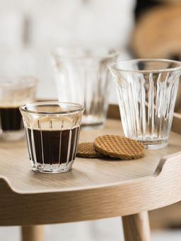 La Rochere - Zinc Transparent Espresso Cup Glass - 100ml (Pack of 6)