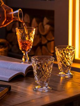 La Rochere - Lyonnais Purple Stemmed Wine Glass - 230ml (Pack of 6)