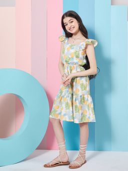 PSPeaches - Floral Print Fit Flare Dress
