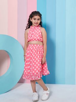 PSPeaches - Girls Printed Top with Skirt (Set of 2)