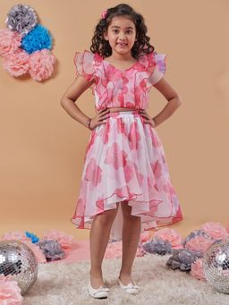PSPeaches - Girls Printed Top with Skirt (Set of 2)