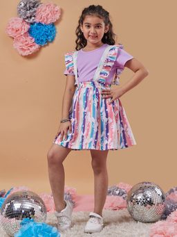 PSPeaches - Girls Solid Top with Skirt (Set of 2)