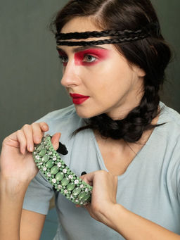 Odette - Sapphire Beads Hairband
