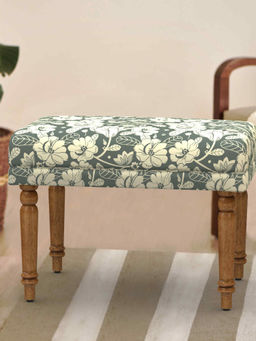 Chumbak - Nawaab Bench Small - Grey Garden