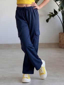 Lil Tomatoes - Girls Cotton Looper Knit Drawstring Solid Summer Trackpant
