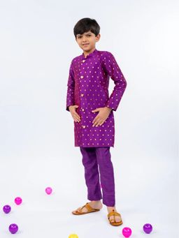 JILMIL - Purple Boys Kurta With Pyjama
