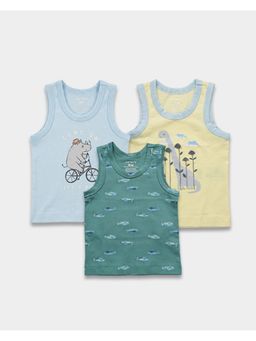 Carter's - Baby Boy Organic Cotton Vests (Pack of 3)