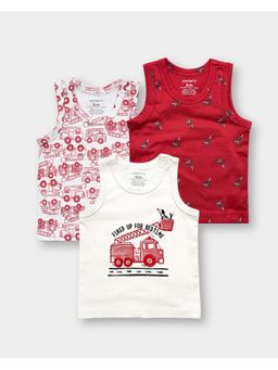 Carter's - Baby Boy Organic Cotton Vests (Pack of 3)